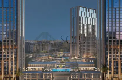 شقق فندقية - غرفة نوم - 2 حمامات للبيع في 205 اركان بالم - كمبوندات الشيخ زايد - الشيخ زايد - الجيزة