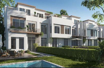 Twin House - 5 Bedrooms - 4 Bathrooms for sale in Zayed Dunes - 6th District - Sheikh Zayed City - Giza