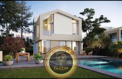 فيلا - 4 غرف نوم - 3 حمامات للبيع في كارمل - مدينة زايد الجديدة - الشيخ زايد - الجيزة