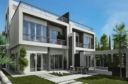 فيلا - 5 غرف نوم - 5 حمامات للبيع في هضبة - طريق الفيوم الصحراوى - مدينة 6 أكتوبر - الجيزة