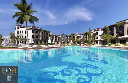 Apartment - 2 Bedrooms - 1 Bathroom for sale in Magawish Resort - Hurghada Resorts - Hurghada - Red Sea