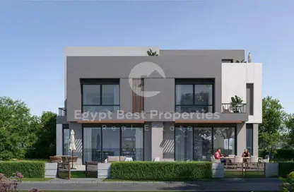 منزل مزدوج - 4 غرف نوم - 3 حمامات للبيع في سوديك ايست - الحي السادس - هليوبوليس الجديدة - القاهرة