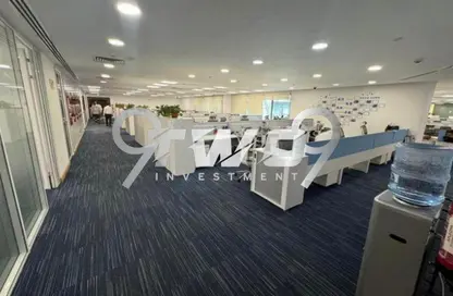 Office Space - 5 Bedrooms - 2 Bathrooms for rent in Bank Center Street - South Teseen St. - The 5th Settlement - New Cairo City - Cairo