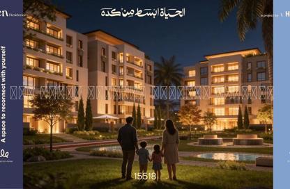 شقة - 2 غرف نوم - 2 حمامات للبيع في روك ايدن - حدائق اكتوبر - مدينة 6 أكتوبر - الجيزة