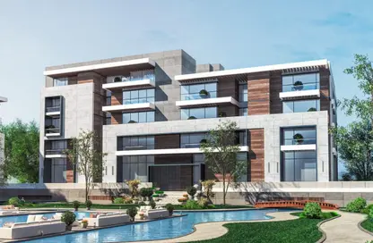 Apartment - 2 Bathrooms for rent in Aljazi Marriott Residences - Mohamed Naguib Axis - North Investors Area - New Cairo City - Cairo
