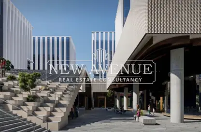 Office Space - 1 Bedroom - 1 Bathroom for sale in The Waterway View - 90 Street - The 5th Settlement - New Cairo City - Cairo