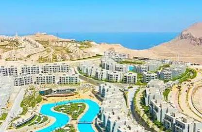Apartment - 2 Bedrooms - 2 Bathrooms for sale in Sky City - Al Ain Al Sokhna - Suez