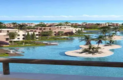 Chalet - 2 Bedrooms - 3 Bathrooms for sale in Hacienda Waters - Qesm Ad Dabaah - North Coast