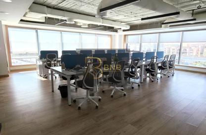 Office Space - Studio - 3 Bathrooms for rent in One Ninety Mall - South Teseen St. - The 5th Settlement - New Cairo City - Cairo