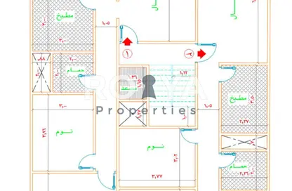 Apartment - 3 Bedrooms - 1 Bathroom for sale in Al Helw Street - 2nd District - Tanta - Al Gharbeya