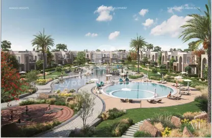 Chalet - 2 Bedrooms - 3 Bathrooms for sale in Makadi Heights - Makadi Orascom Resort - Makadi - Hurghada - Red Sea