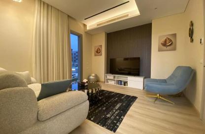 Apartment - 4 Bedrooms - 4 Bathrooms for rent in Aljazi Marriott Residences - Mohamed Naguib Axis - North Investors Area - New Cairo City - Cairo
