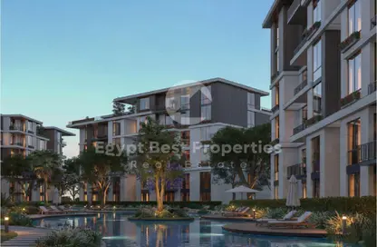 Apartment - 3 Bedrooms - 3 Bathrooms for sale in Tesla Residence - Al Wahat Road - 6 October City - Giza