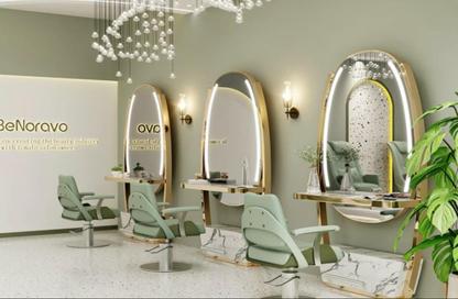 Shop - Studio - 4 Bathrooms for rent in North Teseen St. - The 5th Settlement - New Cairo City - Cairo