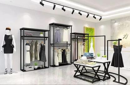 Shop - Studio - 2 Bathrooms for rent in South Teseen St. - The 5th Settlement - New Cairo City - Cairo