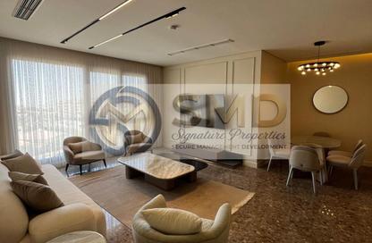 Apartment - 3 - 3 for rent in Aljazi Marriott Residences - Mohamed Naguib Axis - North Investors Area - New Cairo City - Cairo