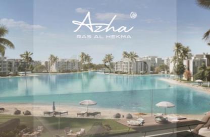 Chalet - 2 Bedrooms - 2 Bathrooms for sale in Azha North - Ras Al Hekma - North Coast