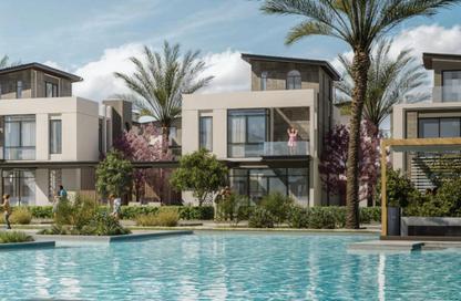 Townhouse - 3 Bedrooms - 3 Bathrooms for sale in The 8 - New Zayed City - Sheikh Zayed City - Giza Townhouse - 3 Bedrooms - 3 Bathrooms for sale in The 8 - New Zayed City - Sheikh Zayed City - Giza