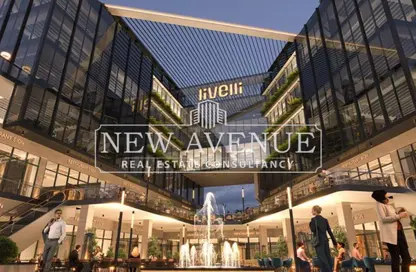 Retail - Studio - 3 Bathrooms for sale in Livelli Mall - North Teseen St. - The 5th Settlement - New Cairo City - Cairo