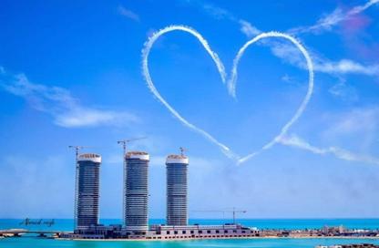 Hotel Apartment - 2 Bedrooms - 3 Bathrooms for sale in The Gate Towers - New Alamein City - Al Alamein - North Coast