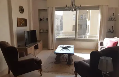 Apartment - 1 Bedroom - 1 Bathroom for rent in American University Housing District - 5th Settlement Compounds - The 5th Settlement - New Cairo City - Cairo