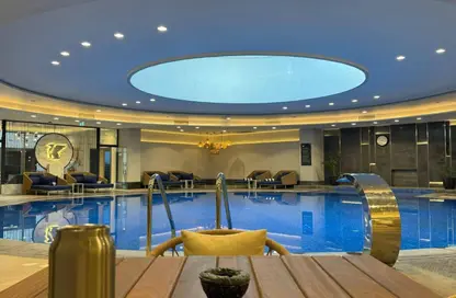 Apartment - 2 Bedrooms - 3 Bathrooms for rent in Aljazi Marriott Residences - Mohamed Naguib Axis - North Investors Area - New Cairo City - Cairo