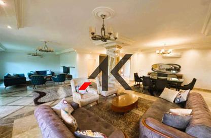 Villa - 5 Bedrooms - 7 Bathrooms for rent in Aswar Residence - 5th Settlement Compounds - The 5th Settlement - New Cairo City - Cairo