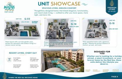 Apartment - 1 - 1 for sale in Mazari Port Ghalib - Marsa Alam - Red Sea
