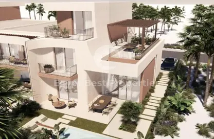 منزل مزدوج - 3 غرف نوم - 4 حمامات للبيع في رملة ليك سايد - قسم الضبعة - الساحل الشمالي