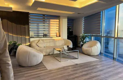 Office Space - 3 Bedrooms - 2 Bathrooms for rent in South Teseen St. - The 5th Settlement - New Cairo City - Cairo