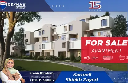 Apartment - 2 Bedrooms - 2 Bathrooms for sale in Karmell - New Zayed City - Sheikh Zayed City - Giza
