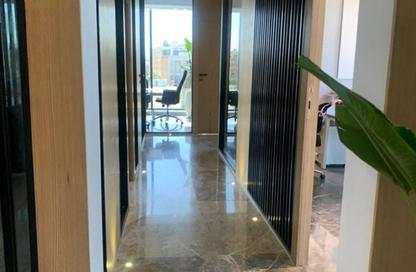 Office Space - Studio - 5 Bathrooms for rent in The Water Way - North Investors Area - New Cairo City - Cairo