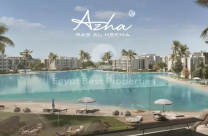Chalet - 2 Bedrooms - 2 Bathrooms for sale in Azha North - Ras Al Hekma - North Coast