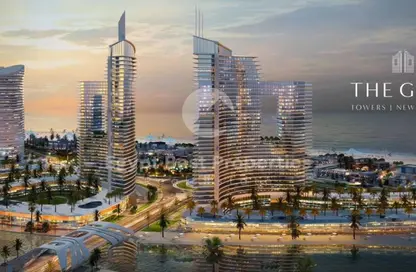 Chalet - 1 Bedroom - 2 Bathrooms for sale in The Gate Towers - New Alamein City - Al Alamein - North Coast