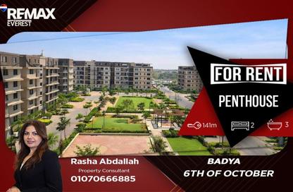 Penthouse - 2 Bedrooms - 3 Bathrooms for rent in Badya Palm Hills - 6 October Compounds - 6 October City - Giza