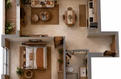 Apartment - Studio - 1 Bathroom for sale in TRIO - 5th Settlement Compounds - The 5th Settlement - New Cairo City - Cairo