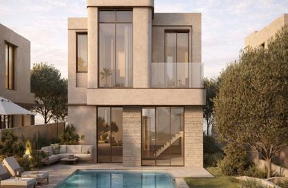 Twin House - 4 Bedrooms - 4 Bathrooms for sale in The Hillage - Sheikh Zayed City - Giza