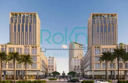 مساحات مكتبية - 3 غرف نوم - 3 حمامات للبيع في 205 اركان بالم - كمبوندات الشيخ زايد - الشيخ زايد - الجيزة