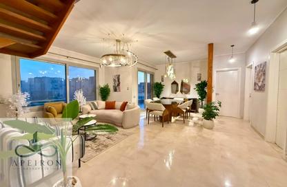 Penthouse - 3 Bedrooms - 3 Bathrooms for rent in Palm Hills Village Gate - South Investors Area - New Cairo City - Cairo