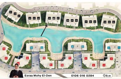Chalet - 2 Bedrooms - 2 Bathrooms for sale in Azha North - Ras Al Hekma - North Coast