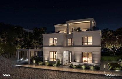 Townhouse - 4 - 4 for sale in Naia West - Sheikh Zayed Compounds - Sheikh Zayed City - Giza