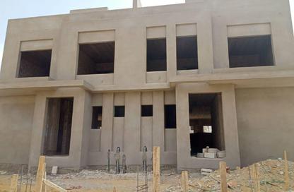 Twin House - 4 Bedrooms - 4 Bathrooms for sale in Lake West 3 - Sheikh Zayed Compounds - Sheikh Zayed City - Giza