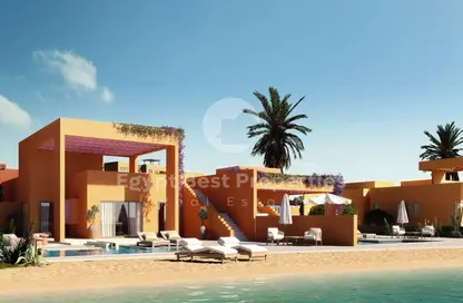 Townhouse - 3 Bedrooms - 4 Bathrooms for sale in Abu Tig Marina - El Gouna - Hurghada - Red Sea