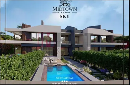 فيلا - 4 غرف نوم - 4 حمامات للبيع في ميدتاون سكاي - كمبوندات العاصمة الإدارية الجديدة - العاصمة الإدارية الجديدة - القاهرة