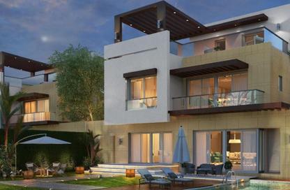 Twin House - 4 Bedrooms - 4 Bathrooms for sale in Upville - Cairo Alexandria Desert Road - 6 October City - Giza