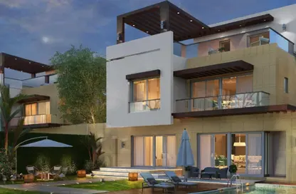 منزل مزدوج - 4 غرف نوم - 4 حمامات للبيع في كمبوند اب فيل - طريق مصر اسكندرية الصحراوي - مدينة 6 أكتوبر - الجيزة