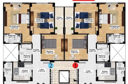 Apartment - 3 Bedrooms - 3 Bathrooms for sale in Gardenia Al Obour - 3rd District - Obour City - Qalyubia