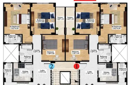 Apartment - 3 Bedrooms - 3 Bathrooms for sale in Gardenia Al Obour - 3rd District - Obour City - Qalyubia