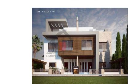 Twin House - 3 Bedrooms - 3 Bathrooms for sale in New Giza - Cairo Alexandria Desert Road - 6 October City - Giza
