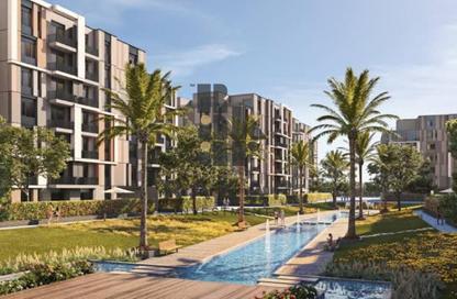 Apartment - 2 Bedrooms - 2 Bathrooms for sale in Swan Lake Residence - 5th Settlement Compounds - The 5th Settlement - New Cairo City - Cairo